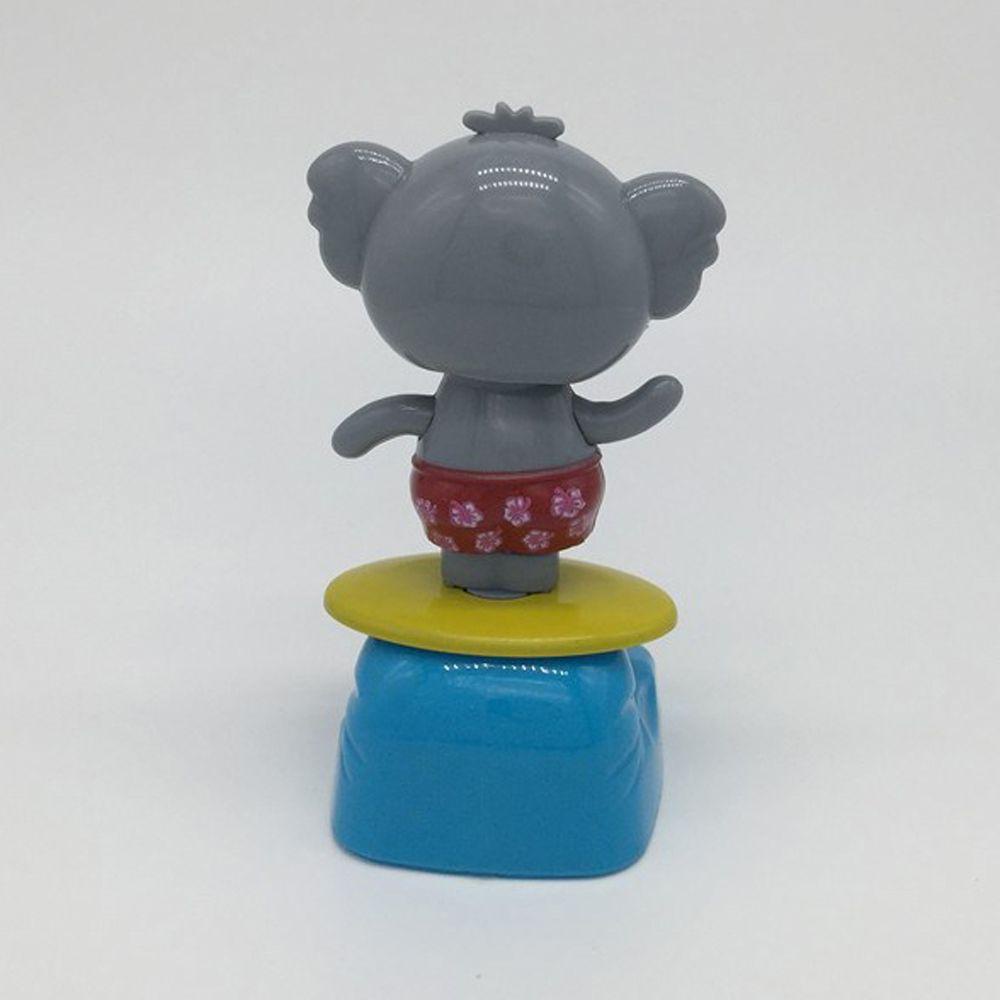 VANES1 Đồ Chơi Búp Bê Gấu Koala Nhảy Múa Lật Trang Trí Nội Thất Xe Hơi Dùng Năng Lượng Mặt Trời