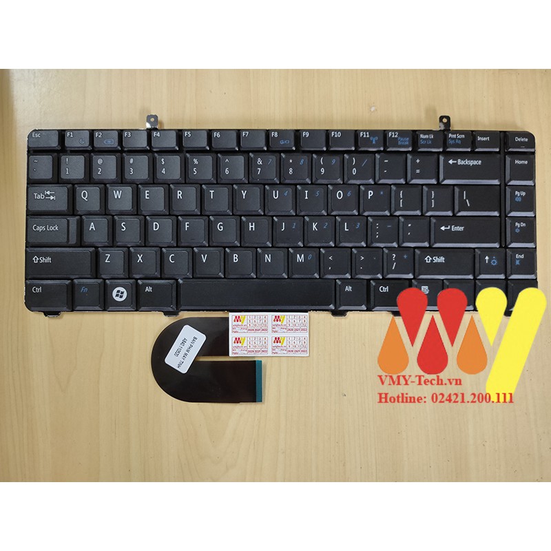 Bàn phím laptop Dell vostro 1014 1015 1088 A840 A860 NEW 100%. Bảo hành 1 đổi 1