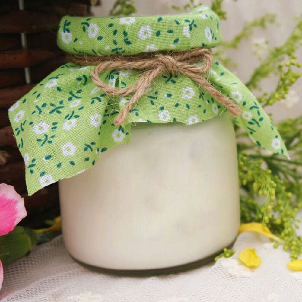 Bộ 7 tấm vải cotton 25x25cm họa tiết hoa làm đồ thủ công tiện dụng