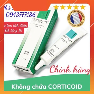 Sodermix Cream 15g Dùng cho sẹo lồi, sẹo phì đại, chàm Sodemix