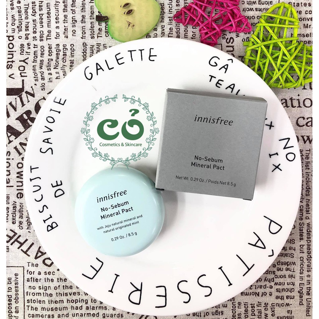 Phấn nén kiềm dầu No Sebum Innisfree