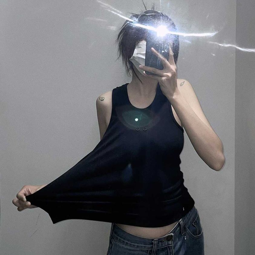 Áo ba lỗ basic form ôm co dãn nhà bạch tuộc