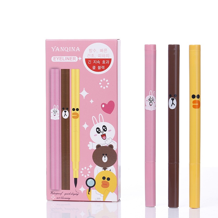 [Hàng mới về] Bút Kẻ Mắt Yan Qina Màu Đen Nhanh Khô Chống Thấm Nước Tiện Dụng | BigBuy360 - bigbuy360.vn