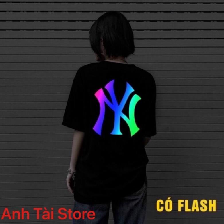 Áo thun tay lỡ phản quang phông Unisex nam nữ chất Premium Cotton oversize đến 75kg form rộng co dãn 4 chiều N.Y AK 082 | BigBuy360 - bigbuy360.vn