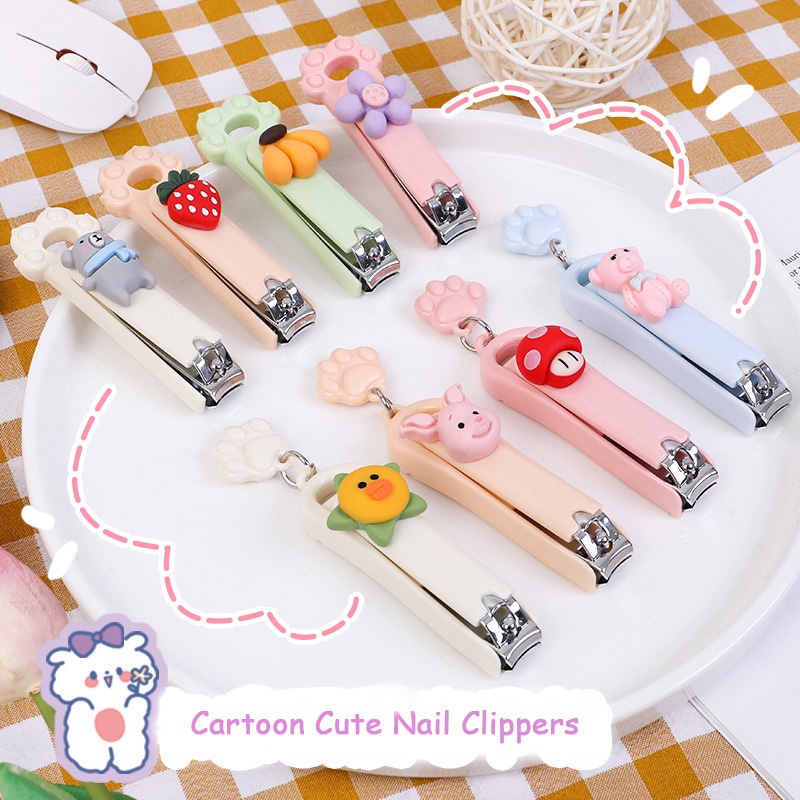 Dụng Cụ Cắt Móng Tay Mini Họa Tiết Hoạt Hình Dễ Thương Cho Các Bé