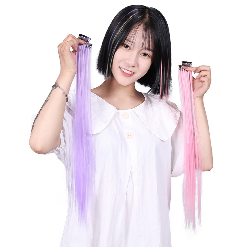 Bộ Tóc Giả Thẳng Dài 38 Màu Sắc Thời Trang Cho Nữ