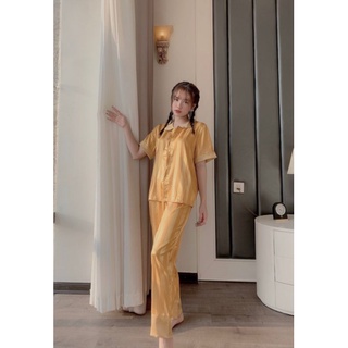 Bộ gấm sen vàng mã 2041