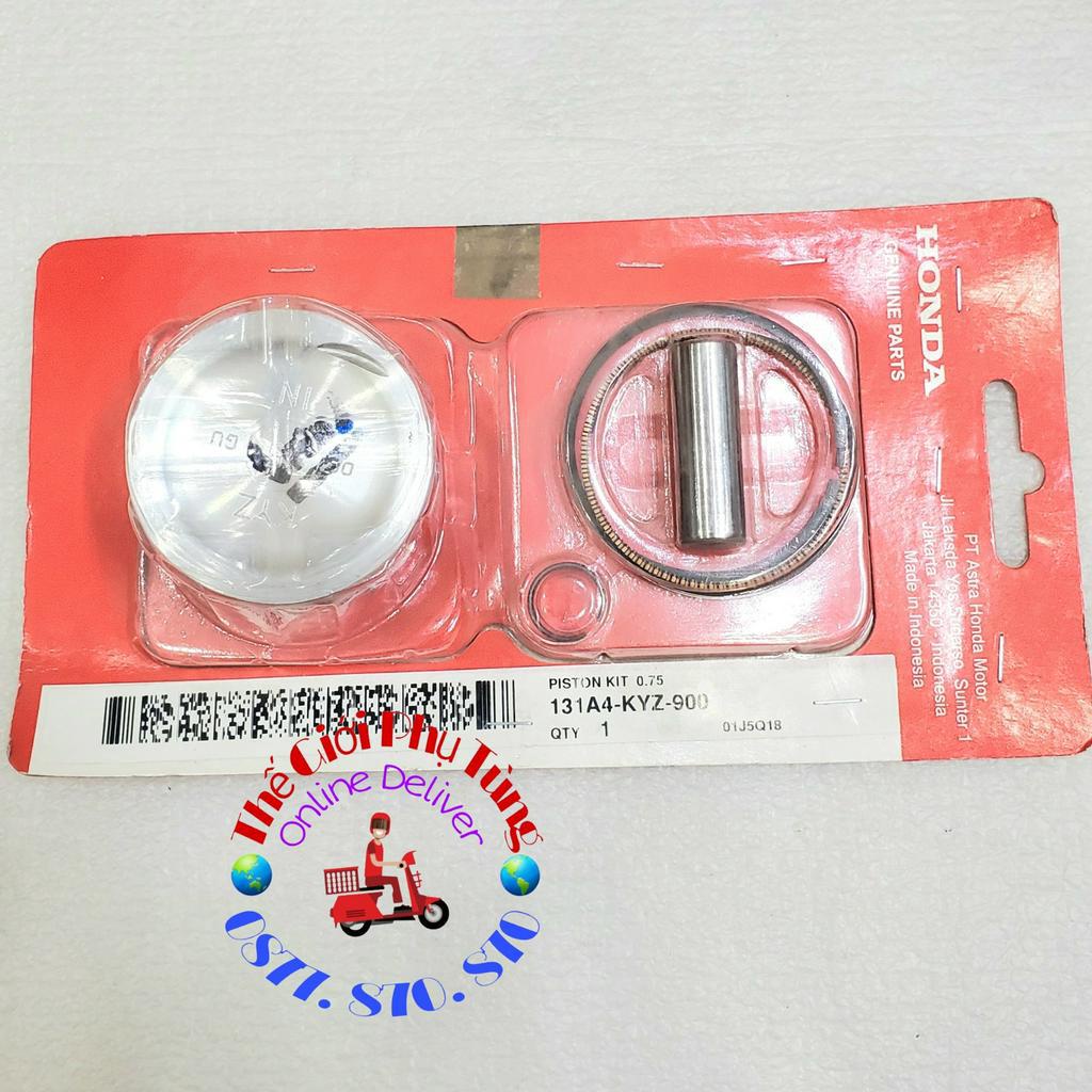 Piston bạc Future 125 Fi, Fut Led, Wave 125i zin Honda Indo - 131A1-KYZ-900/ 131A2-KYZ-900/ 131A3-KYZ-900/ 131A4-KYZ-900