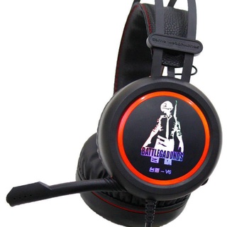 Headphone có mic chuyên game v6 jack 3.5mm