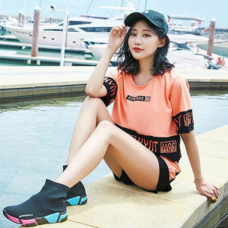 Bộ Đồ Bơi 3 Mảnh Tôn Dáng Che Bụng Phong Cách Hàn Quốc Thời Trang Cho Nữ | BigBuy360 - bigbuy360.vn