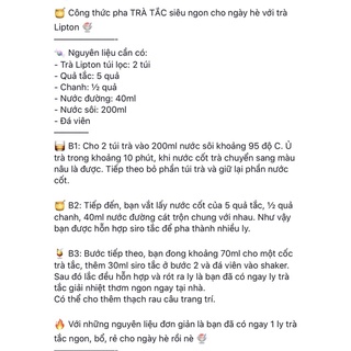TRÀ LIPTON 25 gói