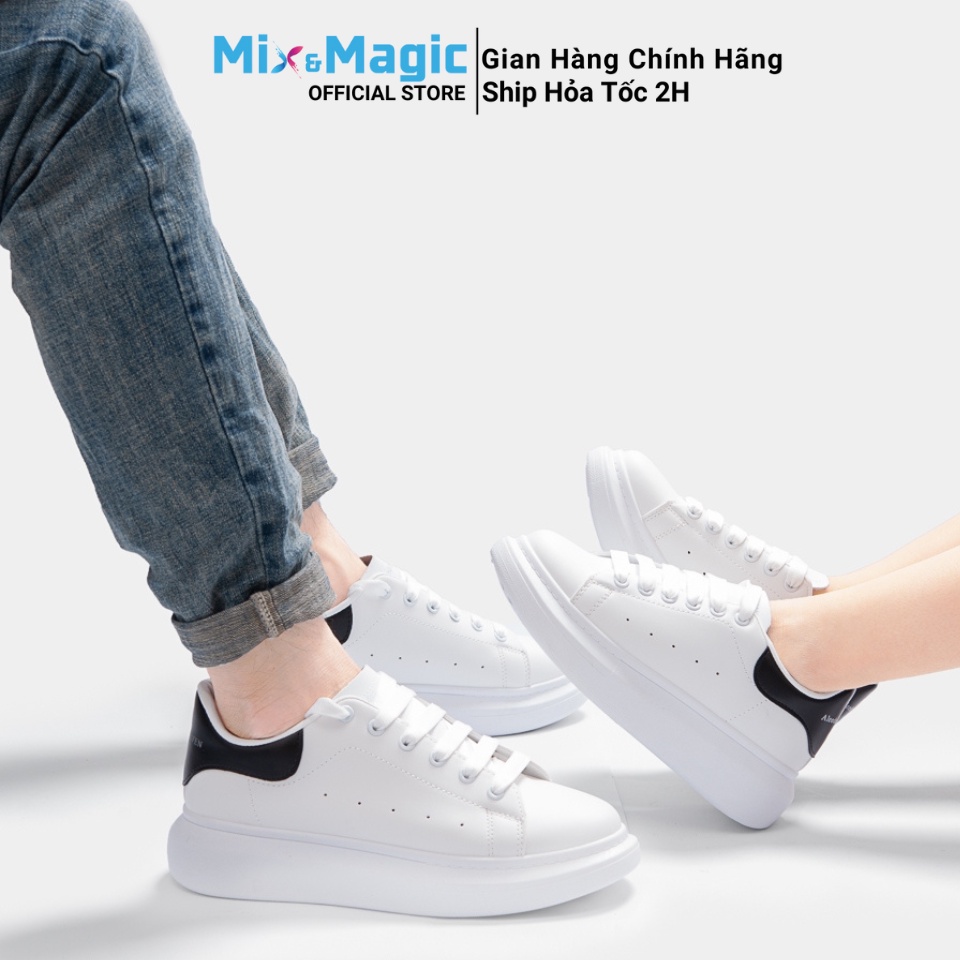Giày Thể Thao Sneaker Nam Nữ Độn Đế MINSU M3006 Phong Cách Hàn Quốc Đế Độn Tăng Chiều Cao 5cm Đi Chơi, Học
