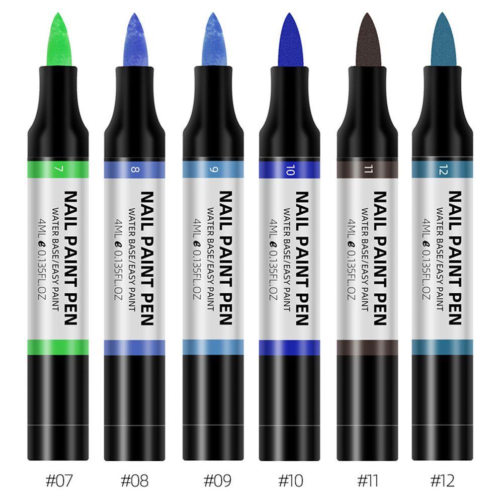 Set 24 Bút Gel Sơn Móng Tay Nhanh Khô Không Cần Sơn