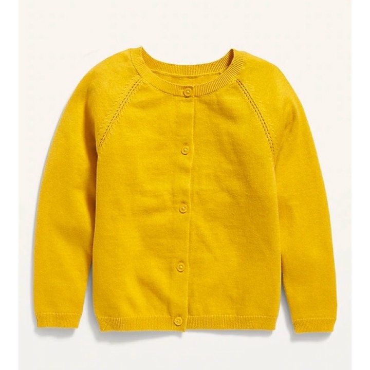 [KIDDO] Áo khoác cardigan Old Navy vàng và hồng cho bé gái