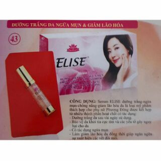 serum elise 10ml dưỡng trắng giảm lão hóa
