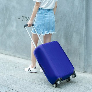 Vỏ bọc bảo vệ vali chống bụi màu trơn thời trang tiện dụng cho du lịch