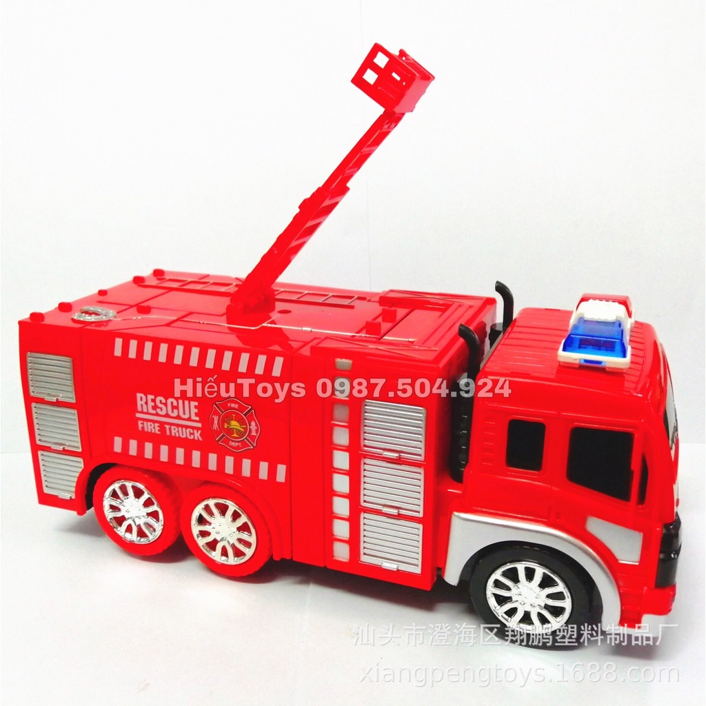 Ô Tô Cứu Hoả ,Xe Tăng , Cứu Thương  Biến Hình Siêu Nhân Chạy Pin AA Đồ Chơi Cho Bé Trai Từ 2 Đến 8 Tuổi Hiếu Toys