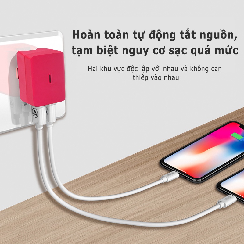 Thích hợp cho hệ thống kép, sạc đa cổng an toàn, sạc nhanh với giao diện USB