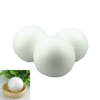 Quả xốp tròn làm hoa