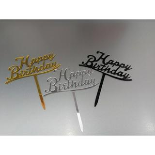 Que cắm mica chủ đề Happy birthday mẫu mới tháng 4/2020