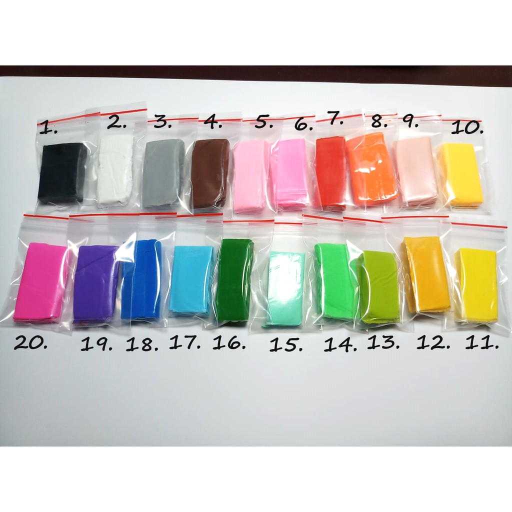 Đất sét nung polymer clay cục 20gr