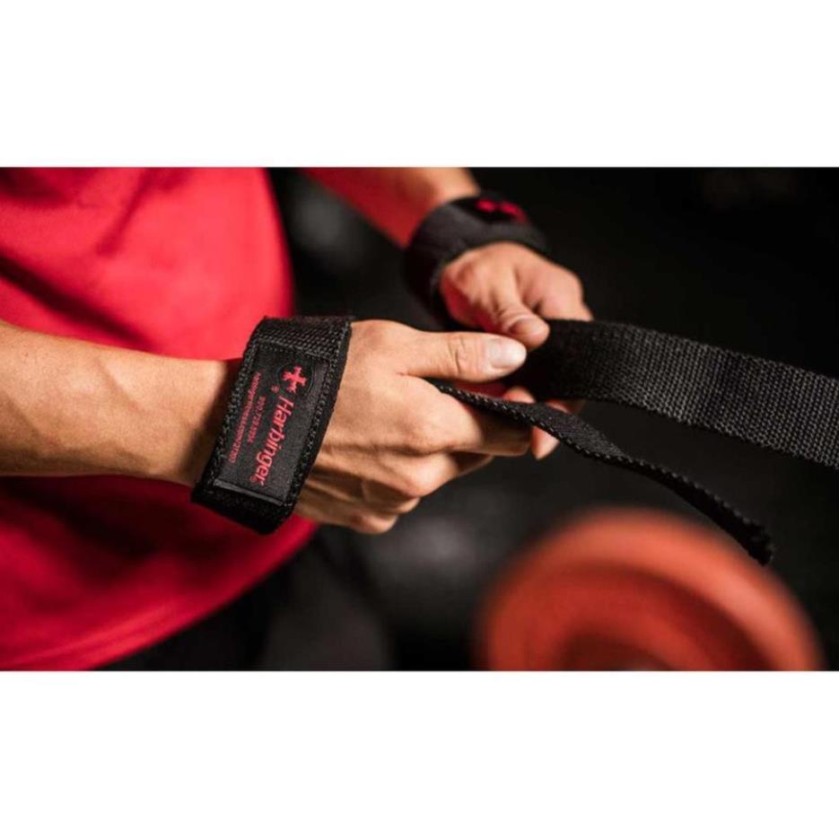 [GIÁ TỐT NHẤT] [Freeship] Phụ Kiện Thể Thao Gym Dây kéo lưng HARBINGER PADDED COTTON LIFTING STRAPS 213 TPBS