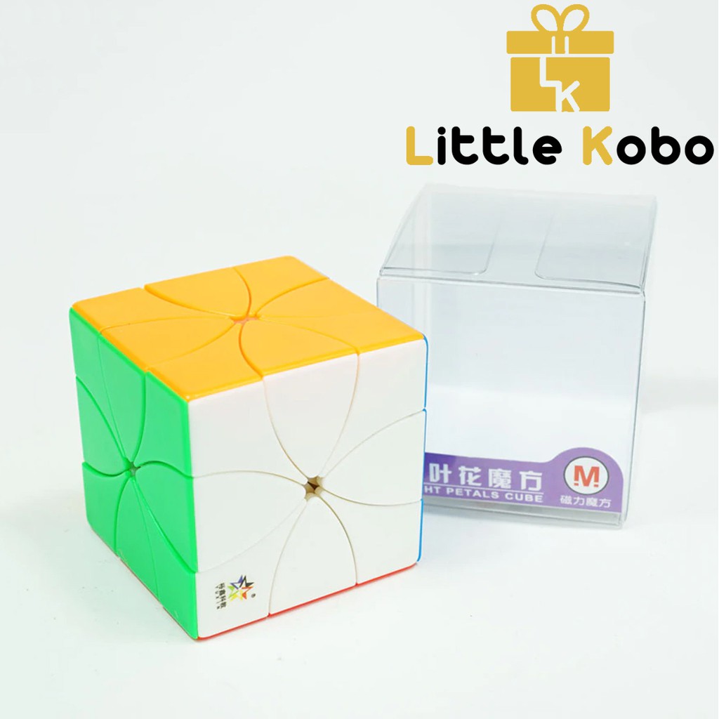 Rubik Biến Thể YuXin Eight Leaves Flower M Rubik Nam Châm Cao Cấp