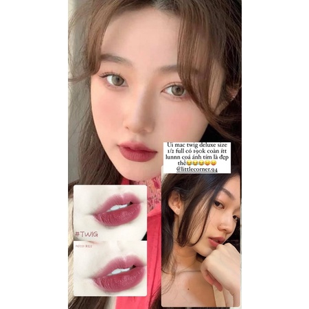 [AUTH BILL MỸ] Son Maccosmetics Twig deluxe size
