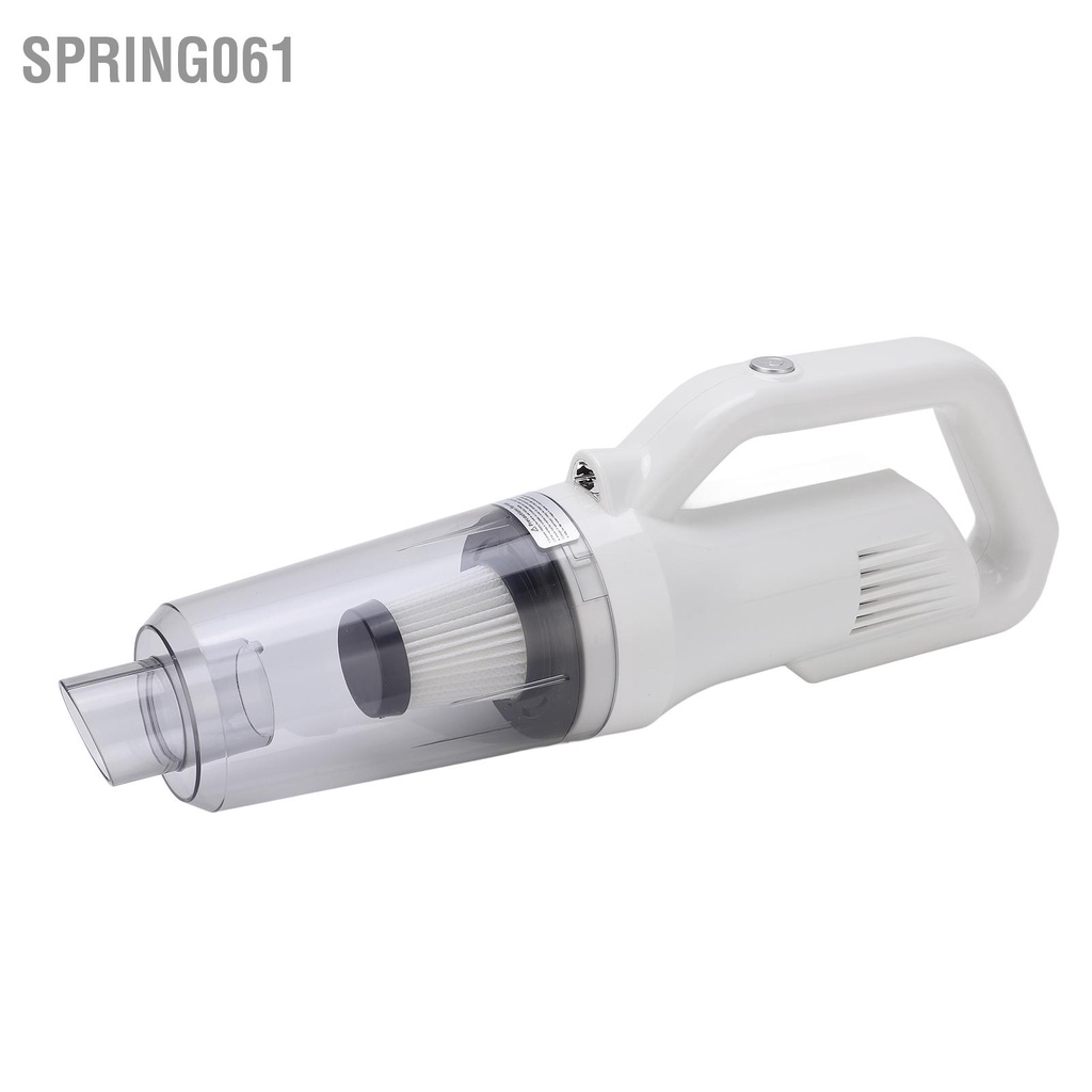 Spring061 Máy hút bụi cầm tay không dây 120W màu trắng 12000pa cho ô tô gia đình