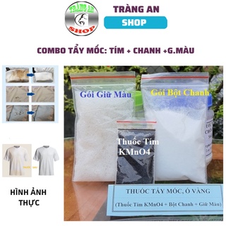 Trọn Bộ Tẩy Mốc Quần Áo, Tẩy Ố Vàng Và Cháo Lòng Làm Trắng Sáng Đồ Trắng