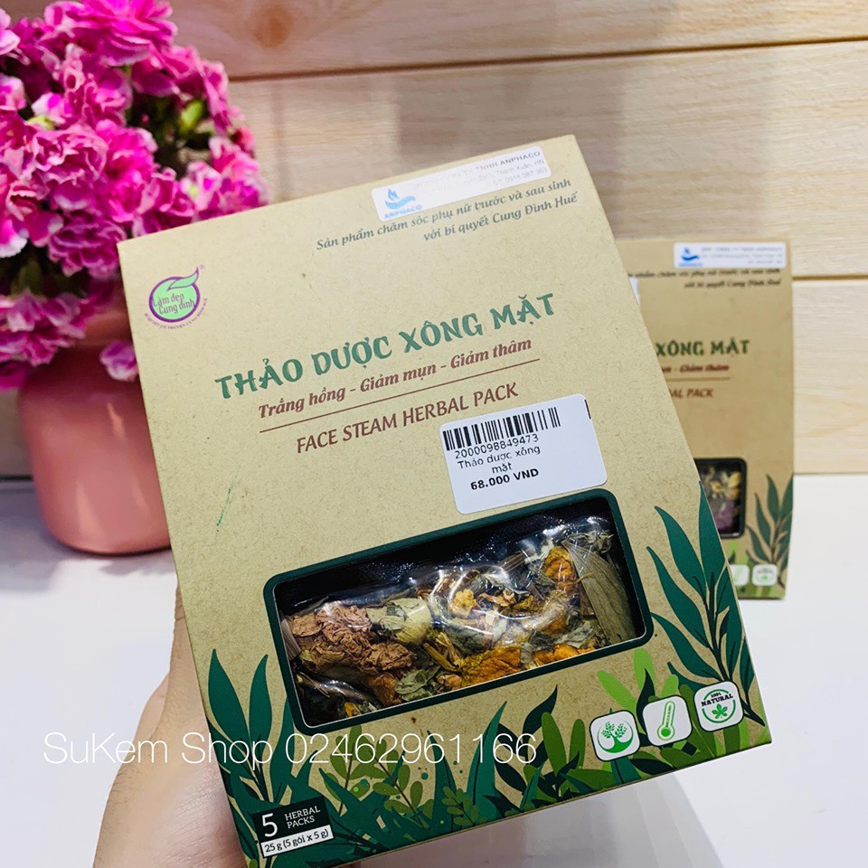 Thảo dược xông mặt Bảo Nhiên [Sukem Store]