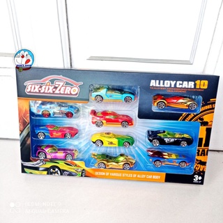 Đồ chơi 10 chiếc xe sắt alloy car siêu bền, siêu đẹp
