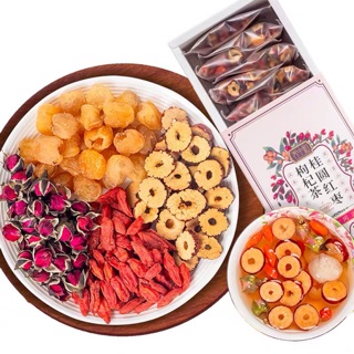 🌹🍎Set Trà hoa hồng táo đỏ kỉ tử long nhãn🍎🌹