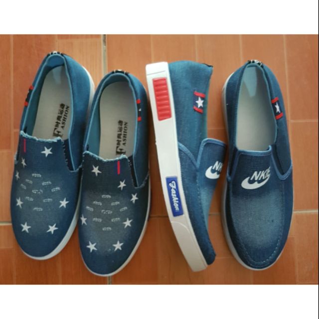 Giày lười jean nam hàng nhập