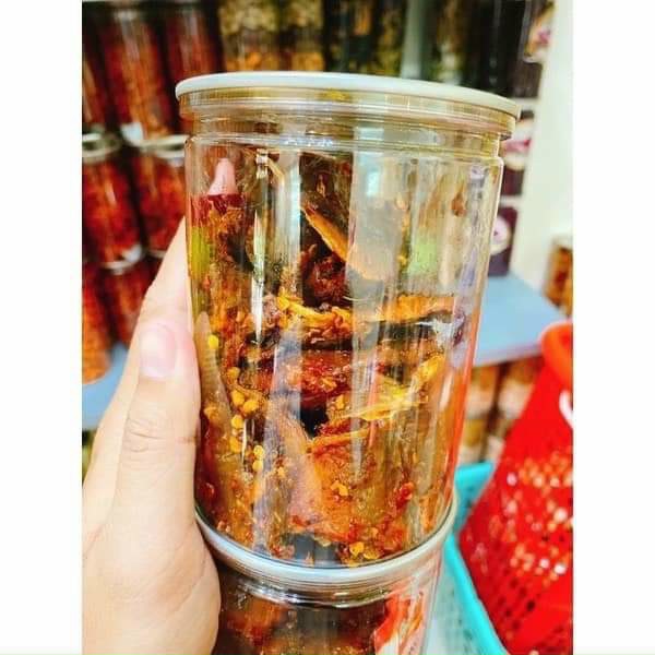 ĐỒ ĂN VẶT ⚡ CÁ CHỈ VÀNG RIM SA TẾ ⚡ LON PÉT 250G