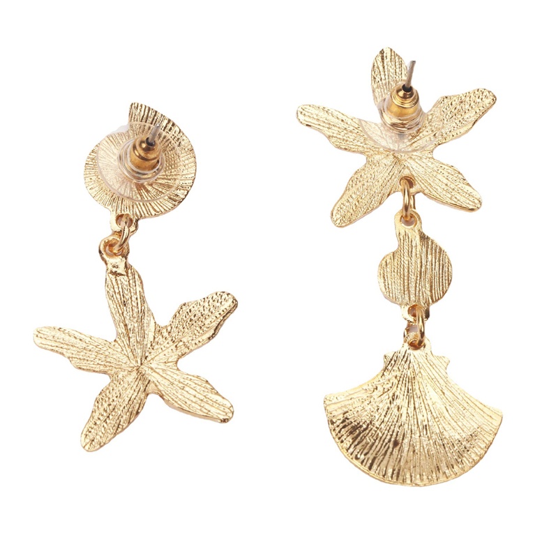 Bông Tai Hình Vỏ Sò / Sao Biển / Vỏ Sò Xinh Xắn Thời Trang Đi Biển