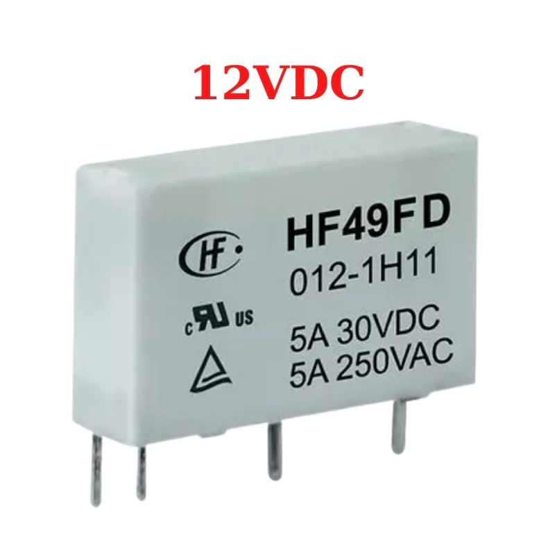 Thiết bị đóng ngắt Relay HF49F0121H1 5VDC 12VDC 24VDC 5A250VAC