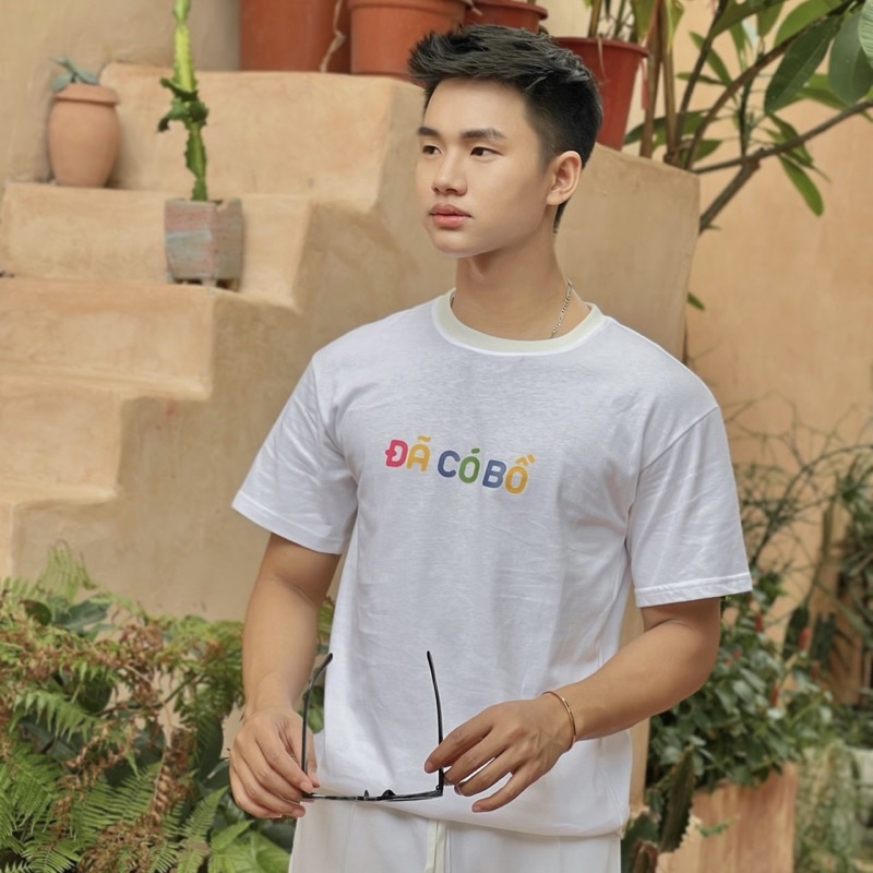 Áo Thun Unisex Nam Nữ  ĐÃ CÓ BỒ/CHƯA CÓ BỒ Màu Trắng/Đen Ulzzang Hot Trend Street Style Mr Smile 99 Shop