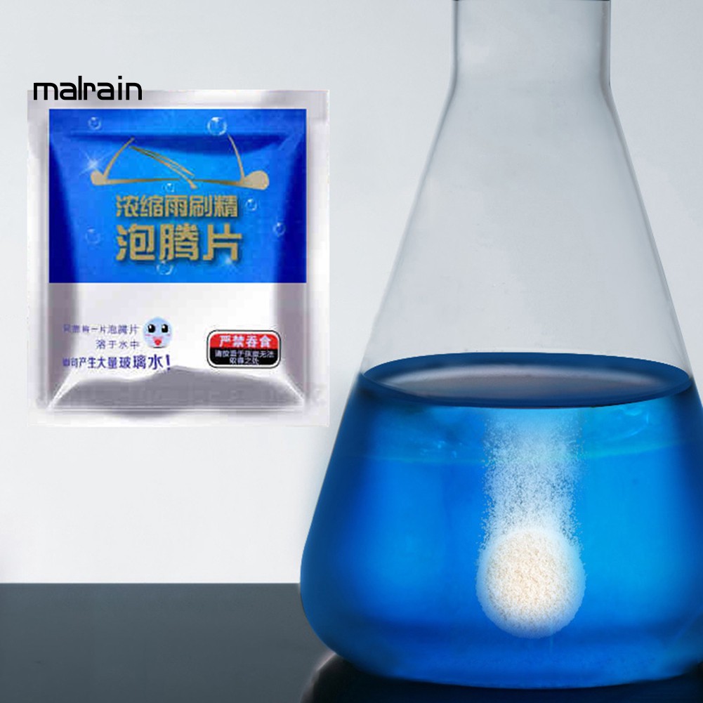 Set Viên Sủi Vệ Sinh Kính Chắn Gió Xe Ô Tô Tiện Lợi