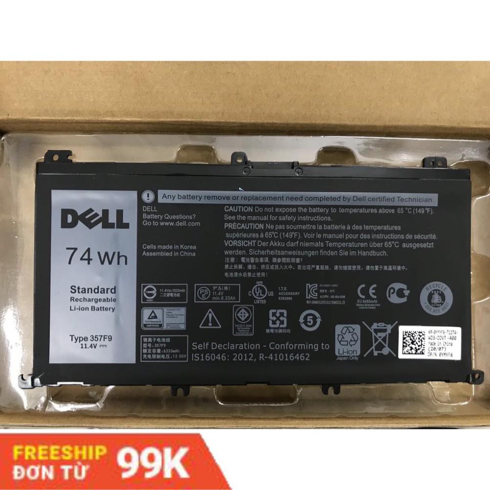 Pin(Original) Dell Inspiron 15 7000 7566 7567 7557 7559 (357F9) Battery