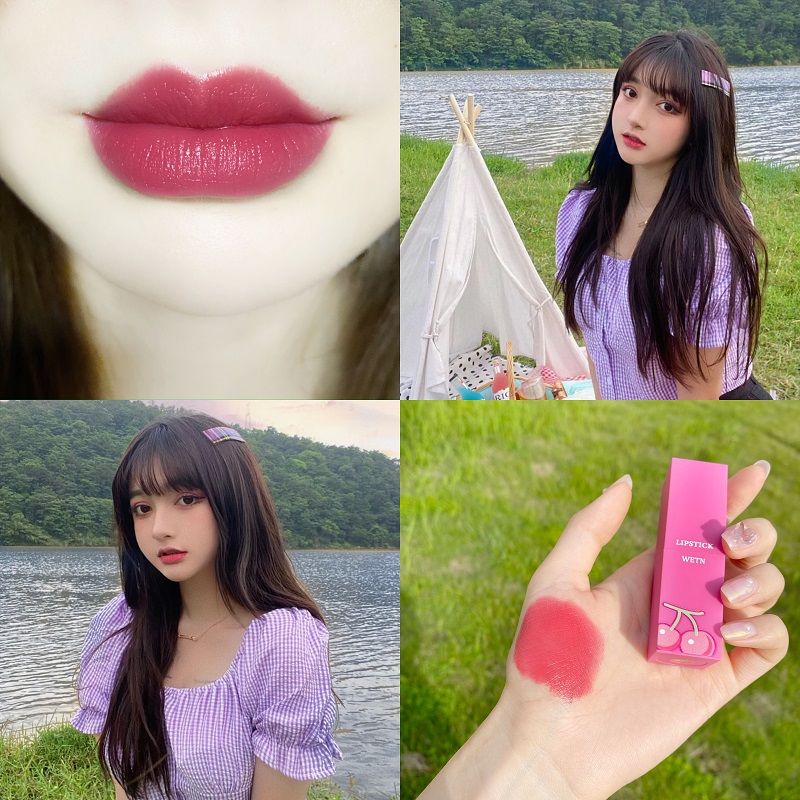 Son nội địa trung Màu Đỏ VớiinsSiêu Lửa Matte Lipstick Phù Hợp Với Giá Trị Cao Hiển Thị Màu Trắng Son Môi Nữ Sinh Viên Không Phai Không Thấm Nước Son loreal infallible  Son gogo tales Son romand