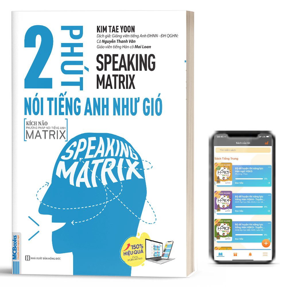 Sách - Combo Speaking Matrix - Nói Tiếng Anh Như Gió - Học Kèm Học Online