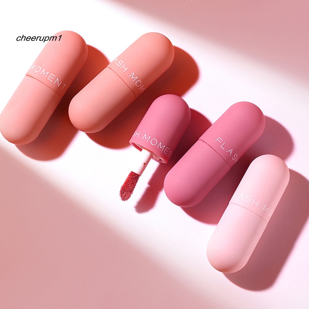 [Hàng mới về] Set 3 son kem mini Flash Moment màu đẹp kiểu dáng xinh xắn dễ thương