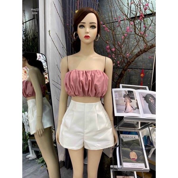 áo ống bí croptop