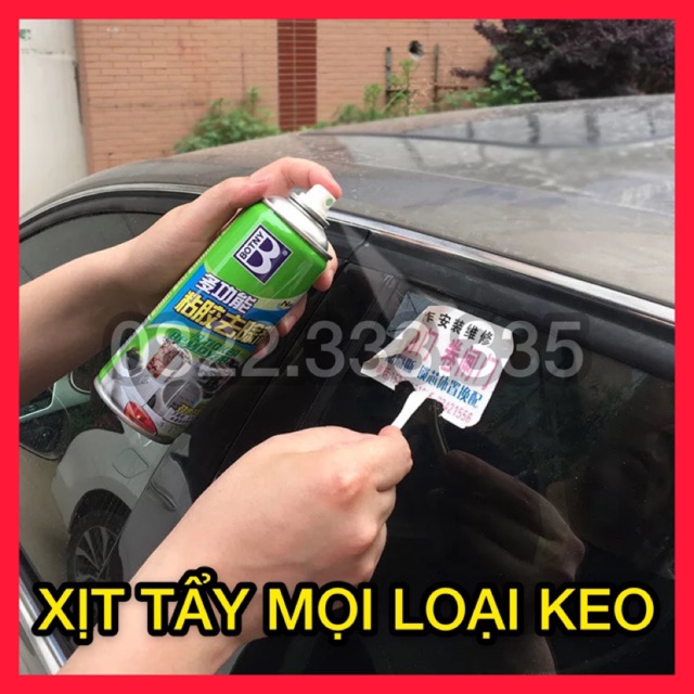 Chai xịt tẩy keo 3m, băng dính, nhựa đường hiệu quả nhanh giá rẻ
