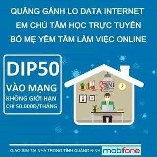 Bán sim mobifone vào mạng chỉ 50k/tháng tặng sẵn gói vào mạng tháng đầu
