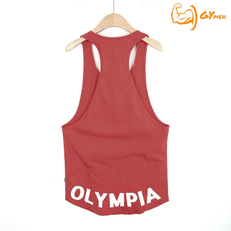 [GYMen]  Áo Sát Nách Cotton Dáng Rộng In Chữ &quot;Gymen&quot; Phong Cách Thể Thao Mới Cho Nam