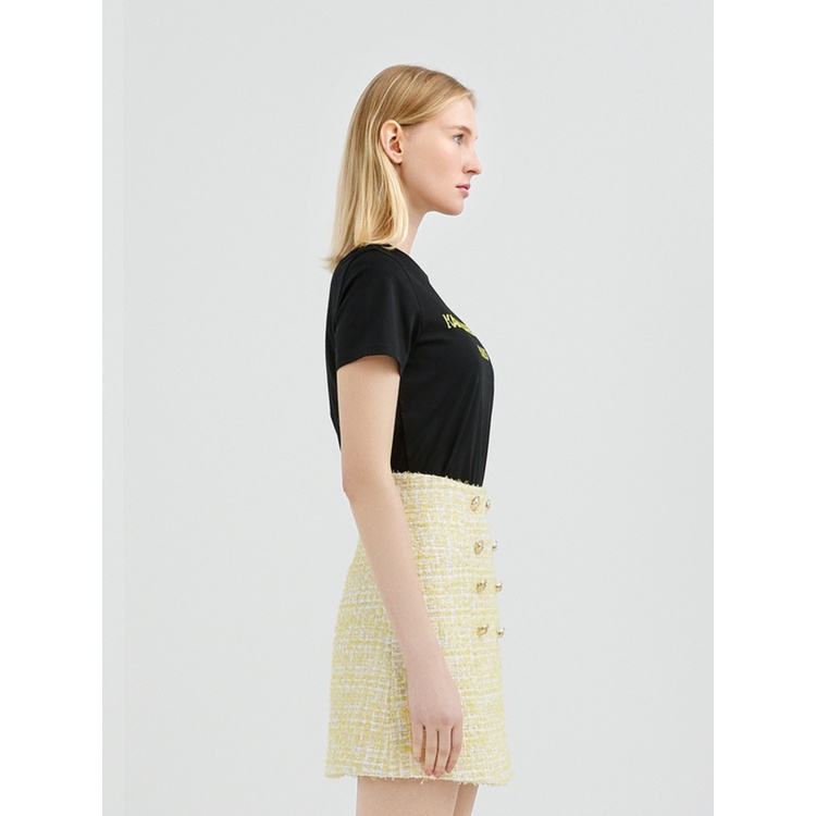 Áo Thun cotton Tay Ngắn In logo karl lagerfeld Thời Trang Cho Nam Và Nữ
