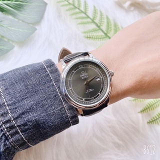 Đồng hồ nam 0MG8765 ❤️FREESHIP❤️ dây da nam kim trôi trẻ trung phù hợp nhiều lứa tuổi