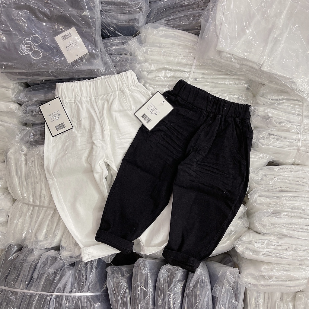 Quần thô kaki bé trai sành điệu cá tính, quần kaki dài thêu gấu cá tính bé trai